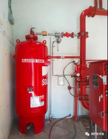 閉式泡沫—水噴淋滅火系統的應用