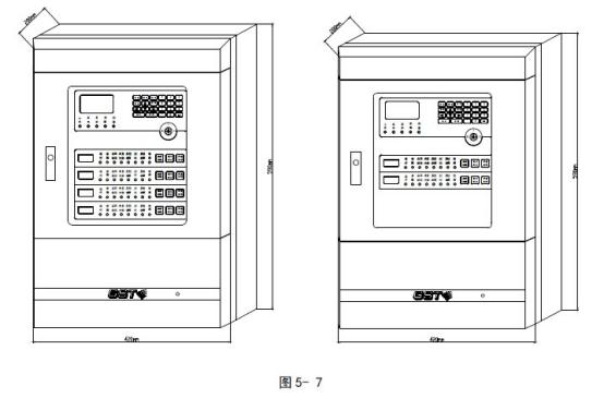 GST-QKP04、GST-QKP04/2氣體滅火控制器外形尺寸圖 GST-QKP04、GST-QKP04/2氣體滅火控制器外形尺寸圖